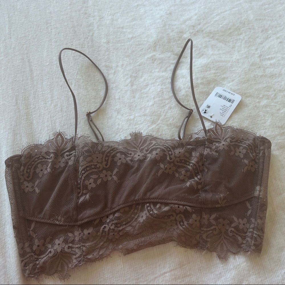 Free People Lace Bandeau - Brown